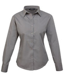 PR300 Women's poplin long sleeve blouse
