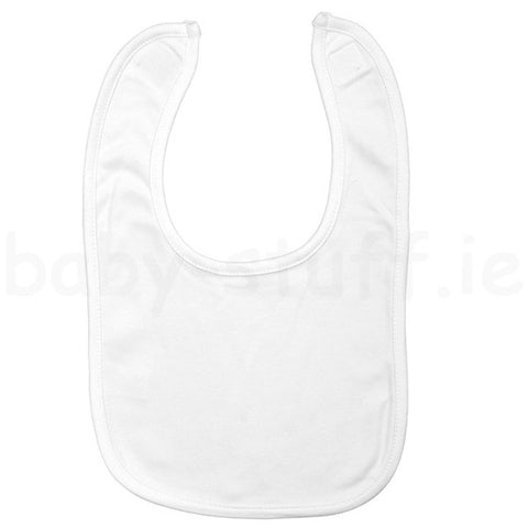 Baby's Velcro Bib - White