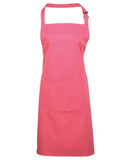 PR154 Colours bib apron with pocket