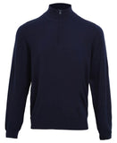 PR695  ¼ zip knitted sweater