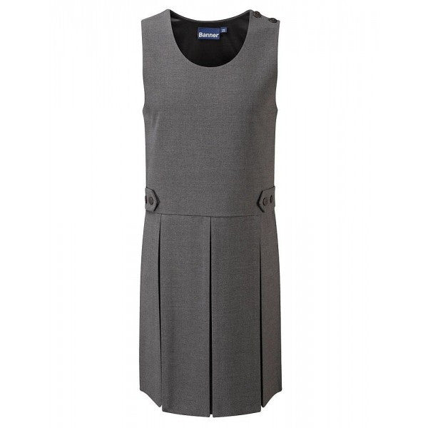 Grey tabard outlet pinafore